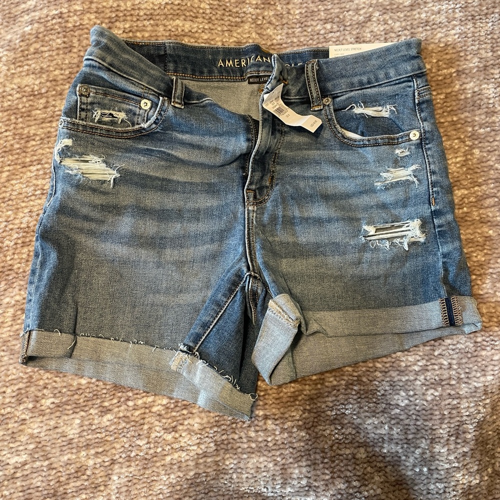 American eagle curvy mom shorts size 8